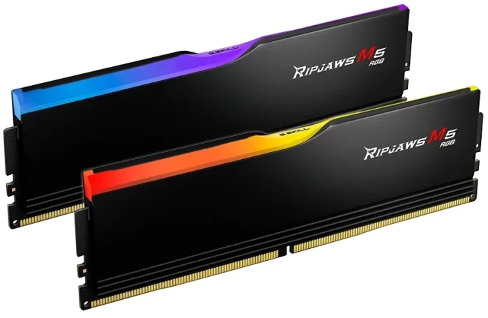G.SKILL Ripjaws M5 RGB Black 64GB (2x32GB) DDR5 6000MT/s CL28
