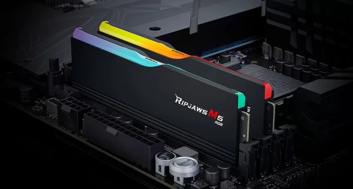 G.SKILL Ripjaws M5 RGB Black 64GB (2x32GB) DDR5 6000MT/s CL28