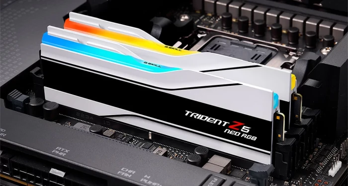 G.SKILL Trident Z5 Neo RGB White 64GB (2x32GB) DDR5 6000MHz CL30