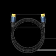 Vention кабел Display Port 1.4 DP M / M 8K 1m - Cotton Braided, Blue Aluminum Alloy - HCELF