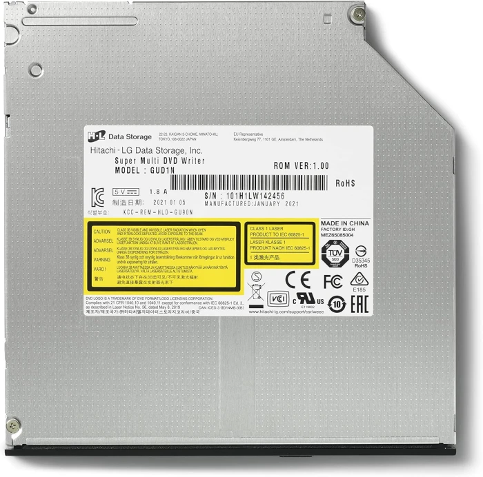 Hitachi-LG GUD1N Slim 9.5mm DVD-RW