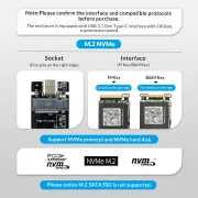 Orico M.2 NVMe Type-C - HM2-G2-BK