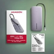 AXAGON HMC-6GM2 6in1 hub NVMe HDMI