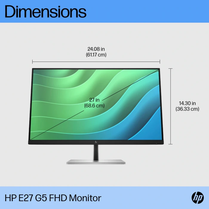 HP E27 G5 27" IPS