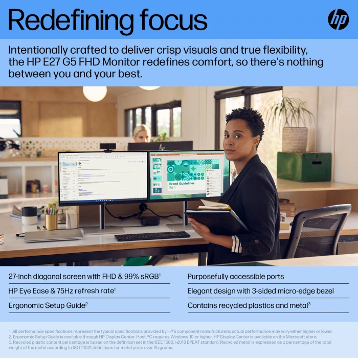 HP E27 G5 27" IPS