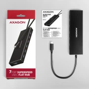 Axagon HUE-F7C SuperSpeed USB-C FLAT CHARGING hub