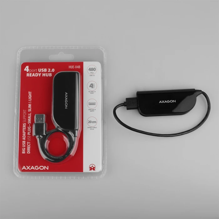 AXAGON HUE-X4B USB 2.0 Hub