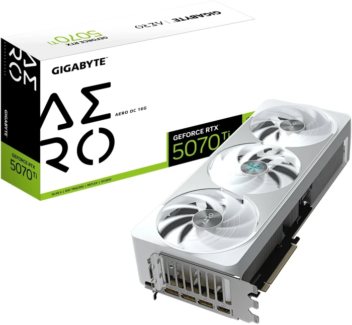 GIGABYTE RTX 5070 Ti AERO OC 16G