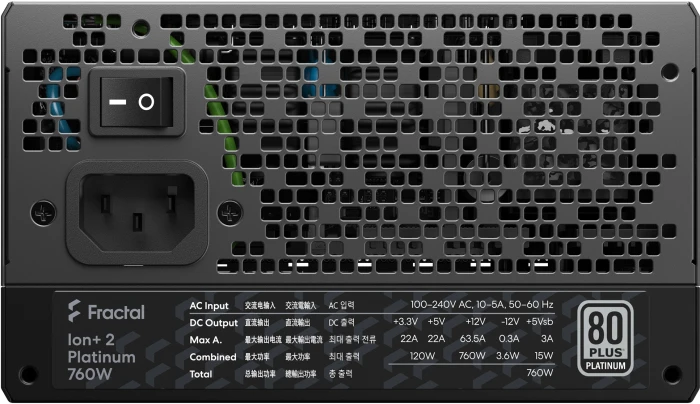 FRACTAL DESIGN Ion+ 2 Platinum 760W