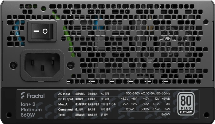 FRACTAL DESIGN Ion+ 2 Platinum 860W