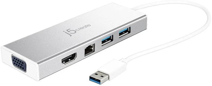 j5create JUD380 USB-A 5in1
