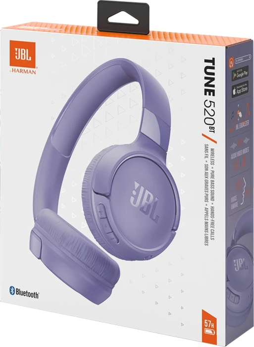 JBL Tune 520BT Bluetooth Purple