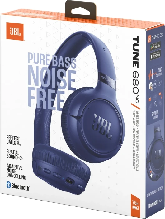 JBL TUNE 680NC Bluetooth - Blue