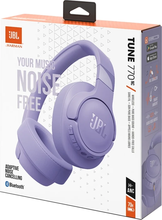 JBL Tune 770NC Bluetooth Purple
