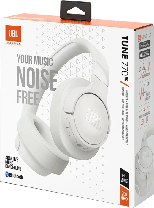 JBL Tune 770NC Bluetooth White