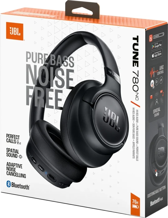 JBL TUNE 780NC Bluetooth - Black
