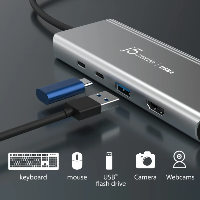 j5create JCD401 USB4 5in1