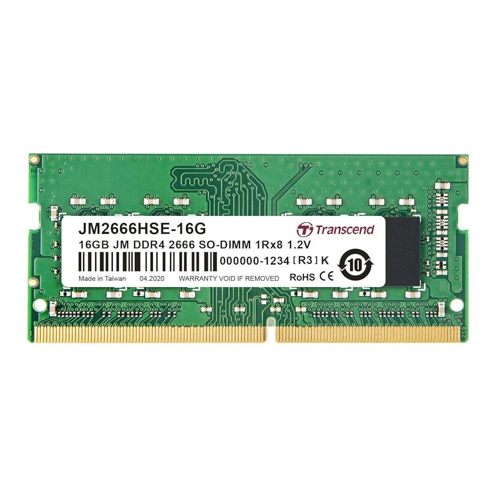 Transcend HSE 16GB DDR4 2666Mhz CL19 SO-DIMM