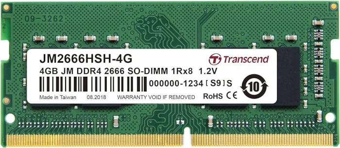 Transcend HSH 4GB DDR4 2666MHz CL19 SO-DIMM