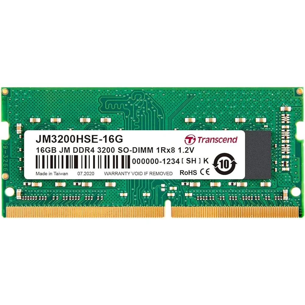 Transcend HSE 16GB DDR4 3200Mhz CL22 SO-DIMM