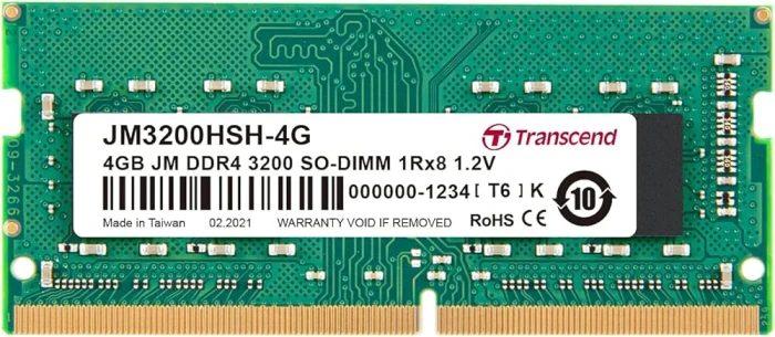 Transcend HSH 4GB DDR4 3200MHz CL22 SO-DIMM