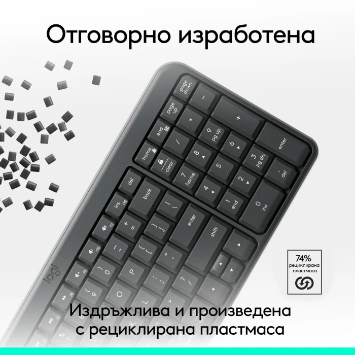 Logitech K250 Compact - Bluetooth