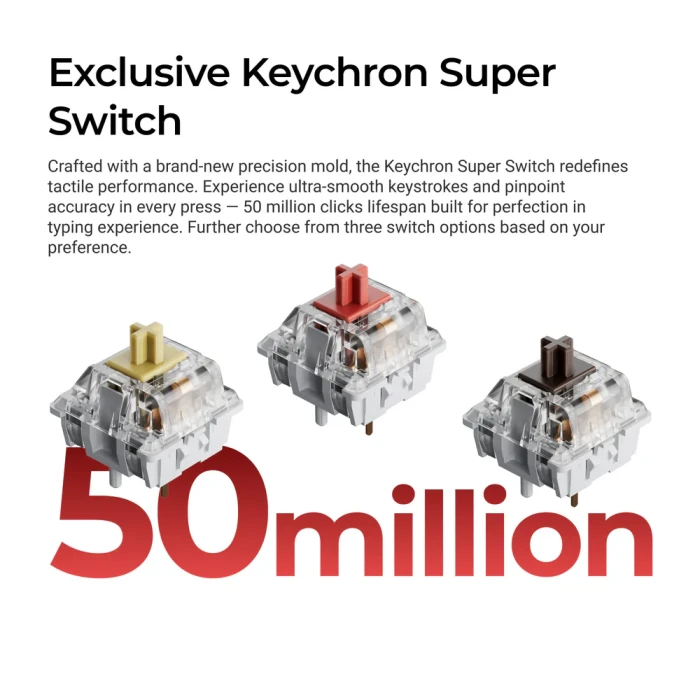 Keychron C3 Pro 8K QMK - Tactile