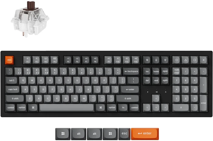 Keychron K10 Max QMK Brown Switch