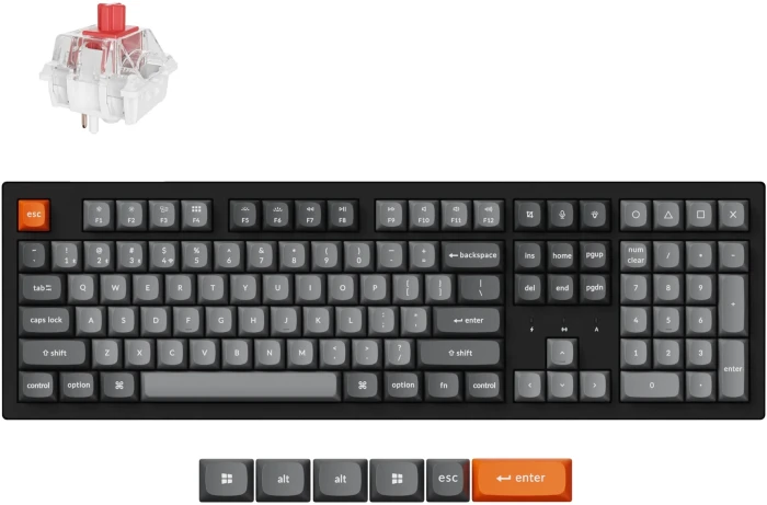 Keychron K10 Max QMK Red Switch