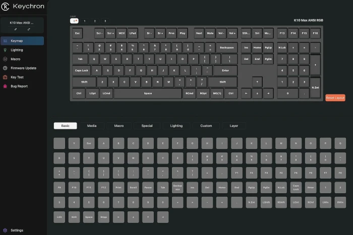 Keychron K10 Max QMK Red Switch