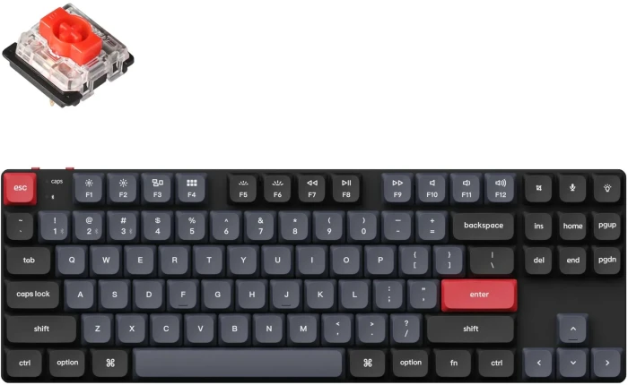 Keychron K1 Pro QMK Red Switch