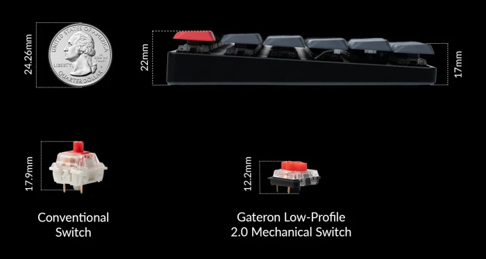 Keychron K1 Pro QMK Red Switch