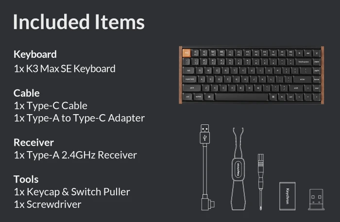 Keychron K3 Max SE QMK - Red Linear