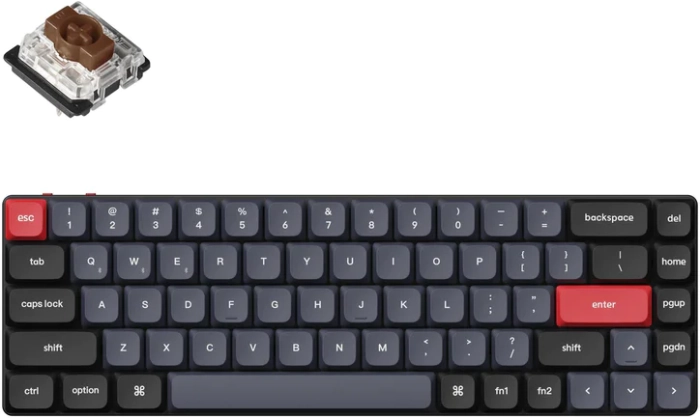 Keychron K7 Pro QMK/VIA Brown Switch