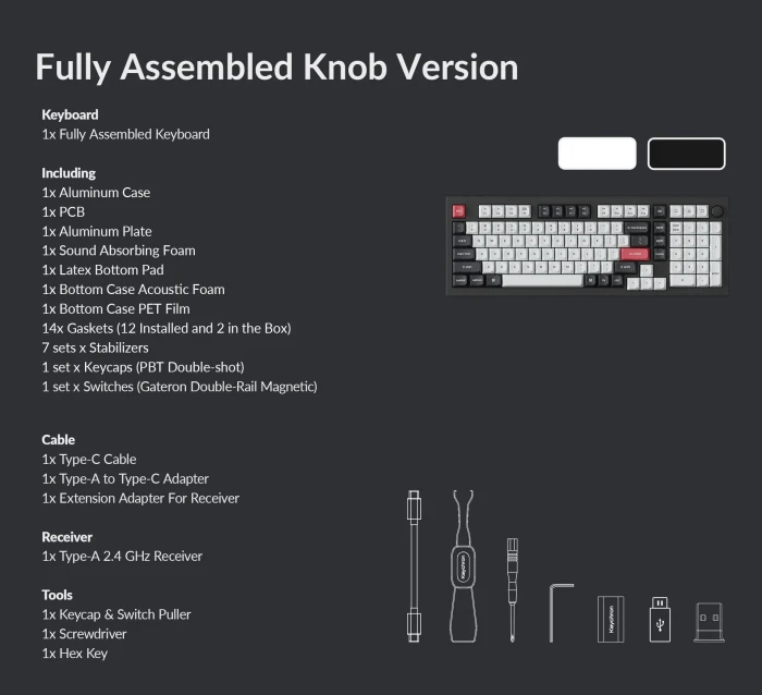 Keychron Q5 HE QMK Nebula Switch