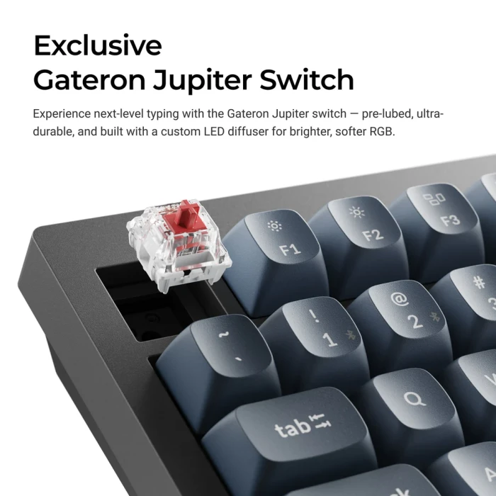 Keychron V1 MAX QMK - Linear Red