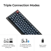 Keychron V1 MAX QMK - Linear Red