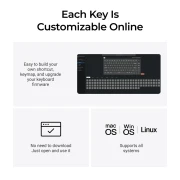 Keychron V1 MAX QMK - Linear Red
