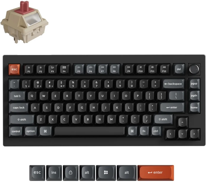 Keychron V1 Ultra 8K - Red Linear