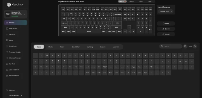 Keychron V6 Ultra 8K - Brown Tactile