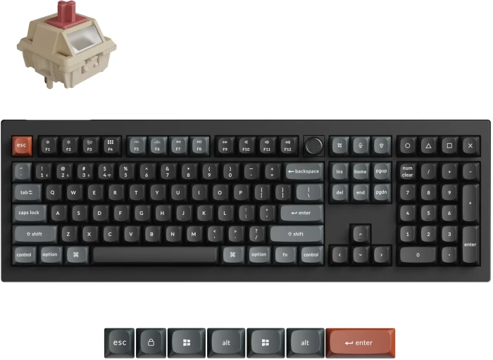 Keychron V6 Ultra 8K - Red Linear