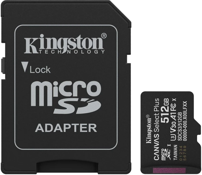 KINGSTON Canvas Select+ microSD 512GB
