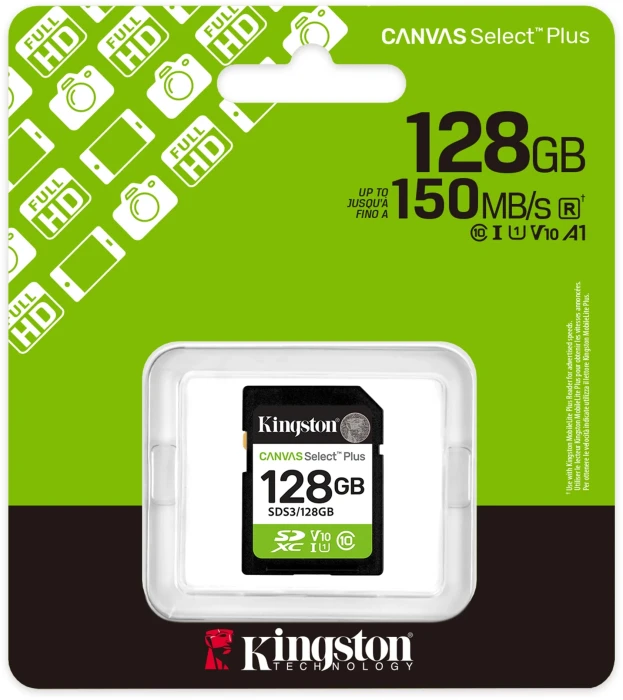 KINGSTON Canvas Select+ SD 128GB