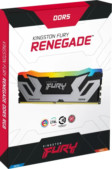 Kingston FURY Renegade Silver/Black RGB 48GB (2x24GB) DDR5 8400MT/s CL40