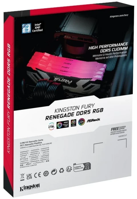 Kingston FURY Renegade Silver/Black RGB 24GB DDR5 8400MT/s CL40
