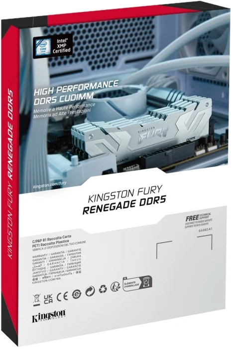 Kingston FURY Renegade Silver/White 48GB (2x24GB) DDR5 8400MT/s CL40