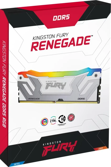 Kingston FURY Renegade Silver/White RGB 48GB (2x24GB) DDR5 8400MT/s CL40