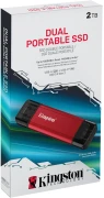 Kingston USB-A/C Portable SSD - 2TB