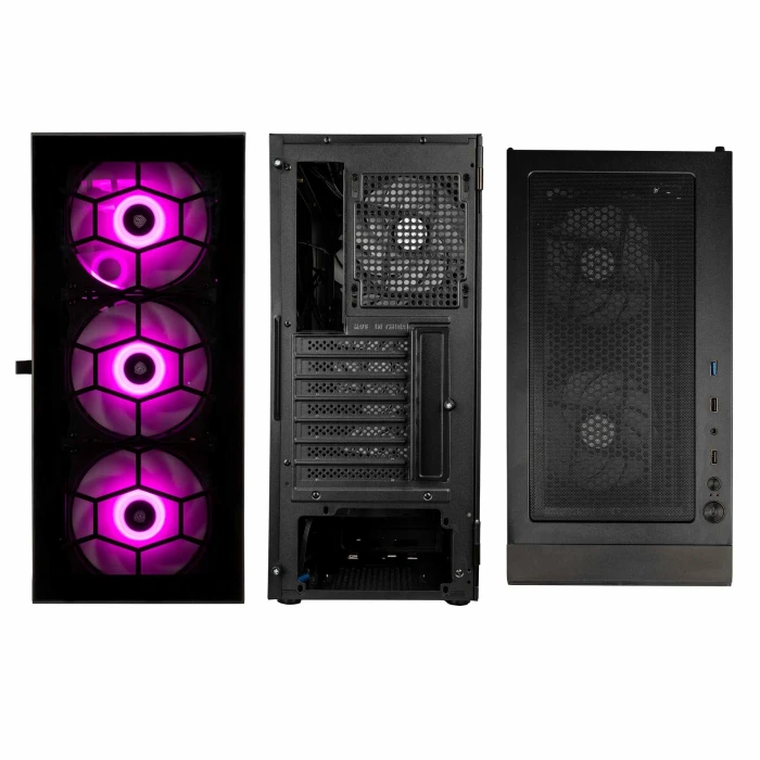 Kolink Observatory HF GLASS Black
