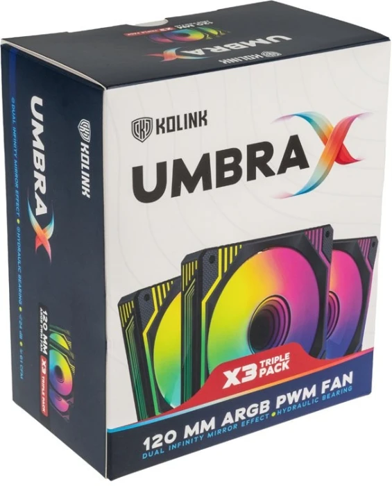 Kolink UMBRA X 120mm ARGB 3in1